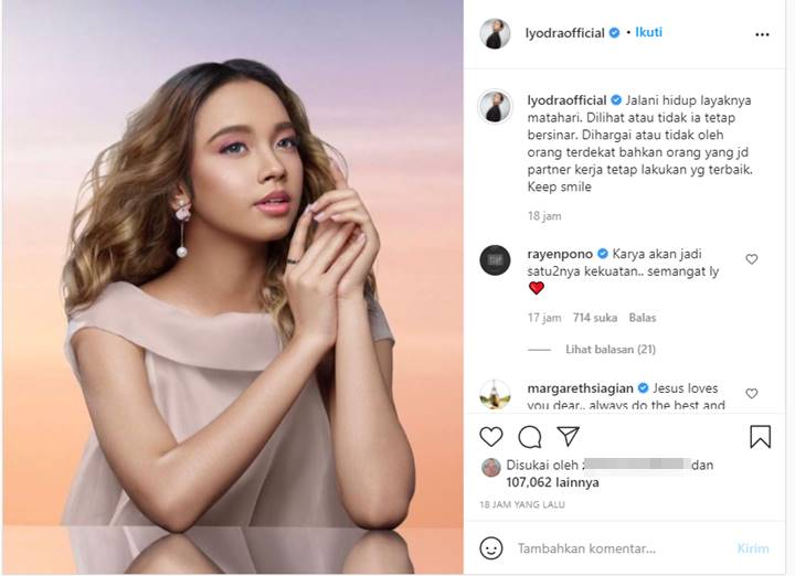 Lyodra Bikin Fans Waswas Usai Tulis Pesan Mendalam Soal Penghargaan Diri