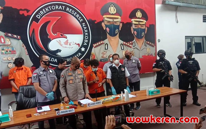 Polisi Beber Barang Bukti Penangkapan Anak Rita Sugiarto Terkait Kasus Narkoba