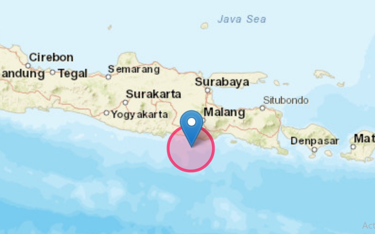 Blitar Diguncang Gempa 6,2 Magnitudo, Tak Berpotensi Tsunami