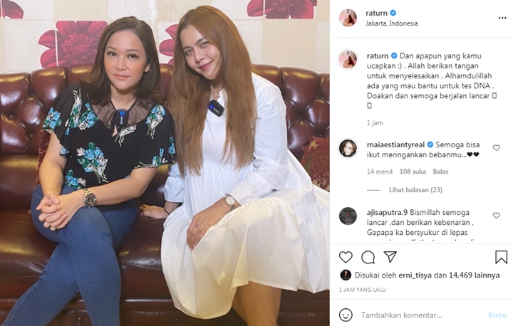 Maia Estianty Bakal Biayai Tes DNA Bayi Ratu Rizky Nabila