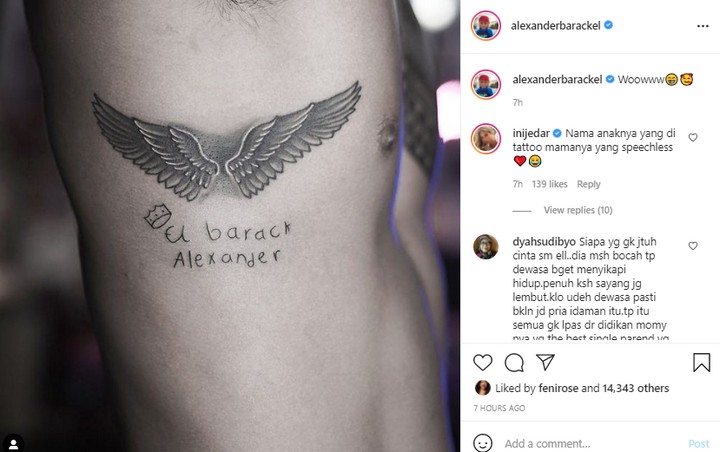 Jessica Iskandar Takjub Nama El Jadi Tato Kekasih