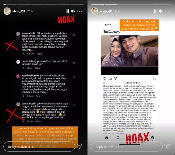 Alvin Faiz Bantah Cerai Karena Masalah Ekonomi, \'Tertawakan\' Orang yang Percaya Ramalan