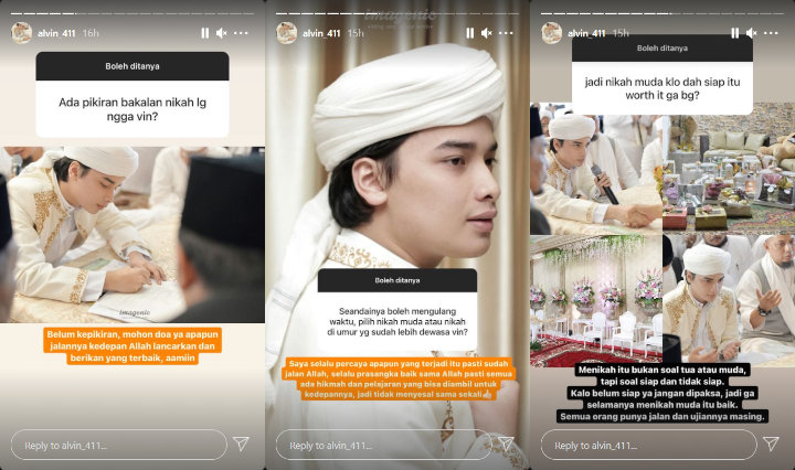 Alvin Faiz Belum Kepikiran Cari Pasangan Baru, Nyesel Nikah Muda?