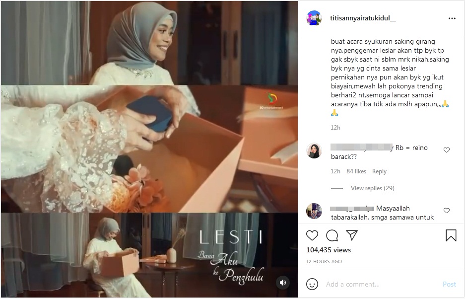 Lesty Kejora Disebut Cinta Banget, Titisan Ratu Kidul Ramal Begini Pernikahannya dengan Rizky Billar