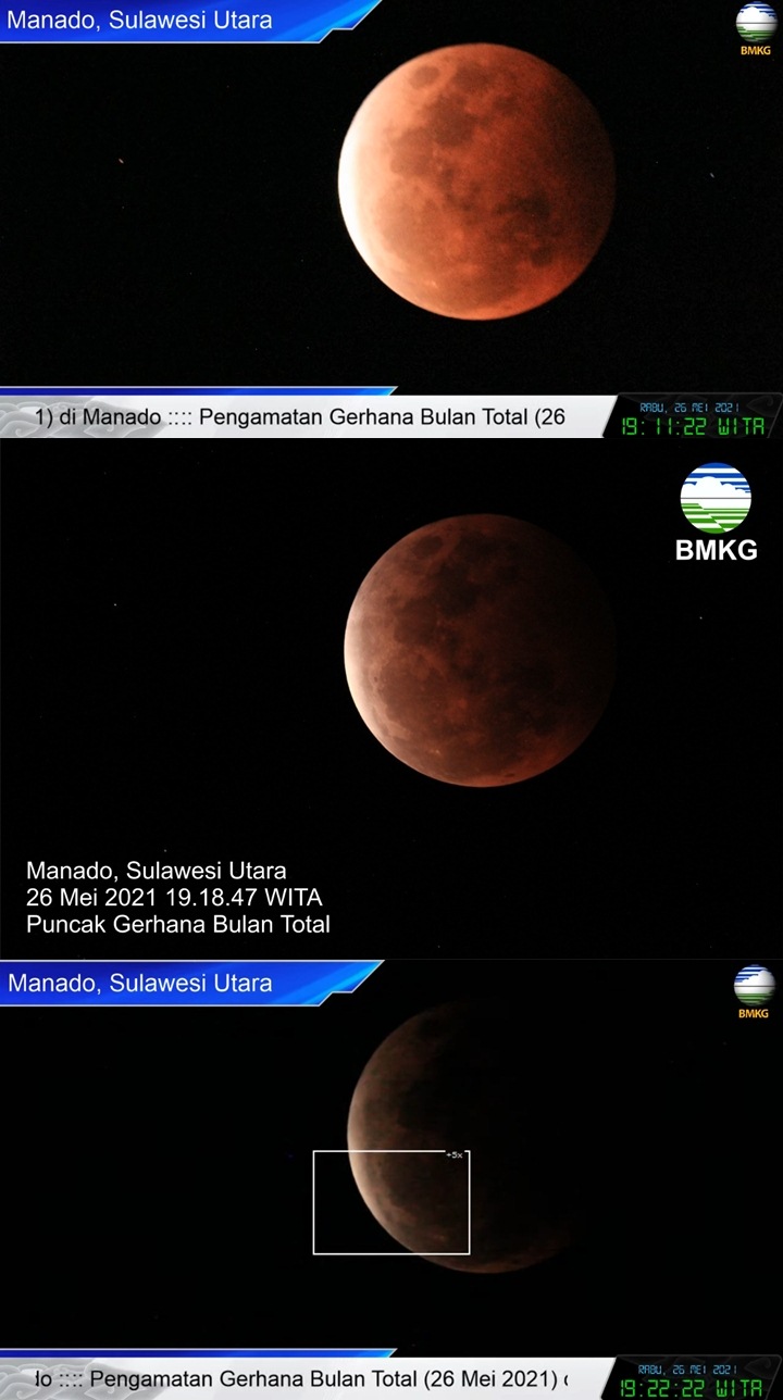 Intip Cantiknya Gerhana Bulan Total Super Blood Moon yang Bisa Dilihat di Hampir Semua Wilayah RI-1