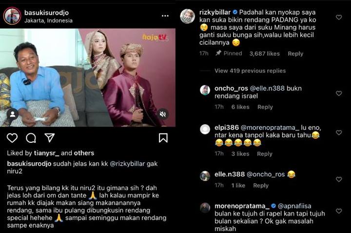 Makjleb! Ini Jawaban Lesty Kejora dan Rizky Billar Usai Dituding Plagiat Prewedding