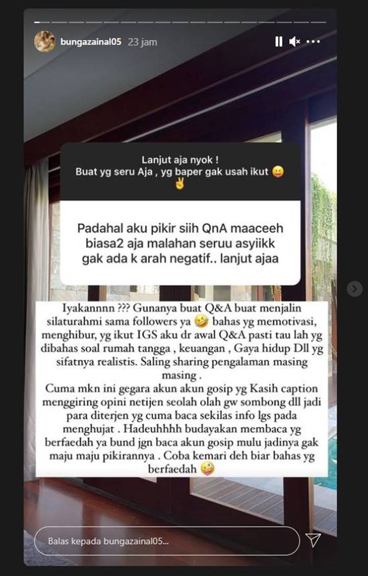 Dikenal Kaya Raya, Bunga Zainal Akui Tak Malu Pakai Baju Sama Berulang Kali