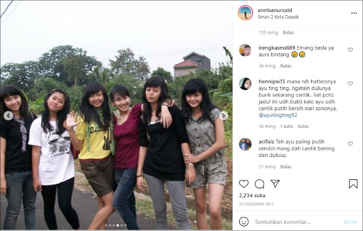 Diduga Dulunya Burik, Foto Jadul Ayu Ting Ting Saat Remaja Justru Banjir Pujian
