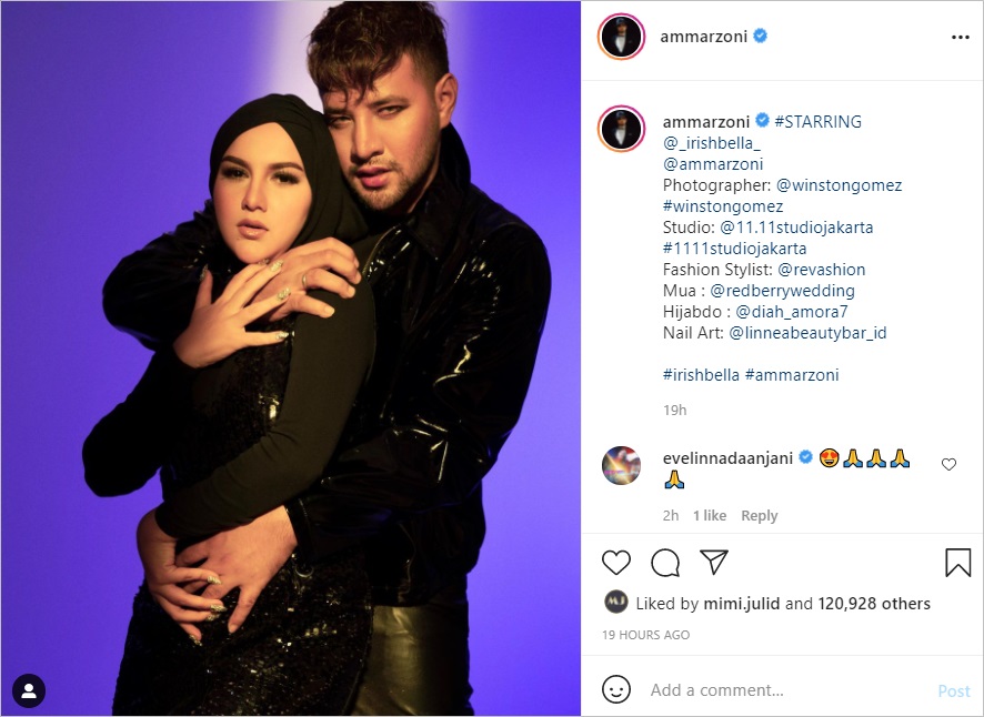 Dipuji Bak Poster Film Bollywood, Paras Irish Bella Pemotretan Bareng Ammar Zoni ‘Manglingi’