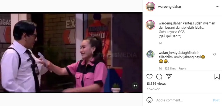 Ayu Ting Ting Skinship dengan Andre Taulany