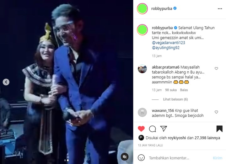 Heboh Dielus Andre Taulany, Momen Mesra Ayu Ting Ting Dan Robby Purba Ikut Curi Perhatian