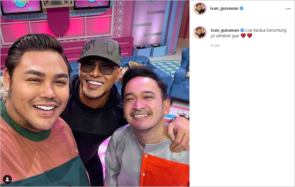 Ivan Gunawan Sebut Dua Orang Ini Beruntung Jadi Sahabatnya, Picu Reaksi Kagum Disebut Menginspirasi