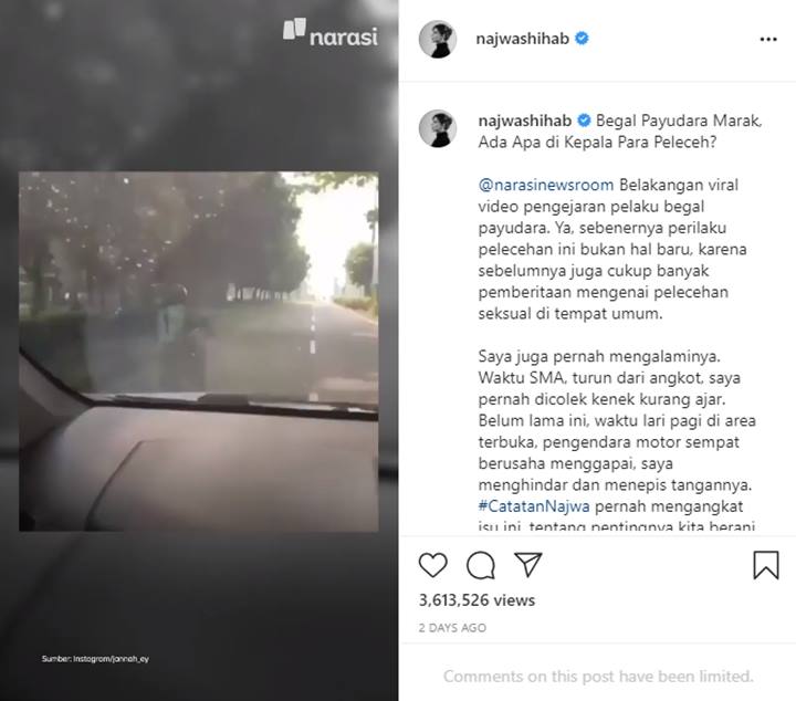 Baru Terungkap, Najwa Shihab Ngaku Pernah Jadi Korban Pelecehan Saat SMA