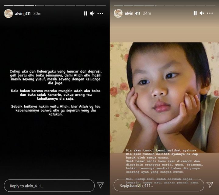 Alvin Faiz Tahan Diri Bongkar Aib Larissa Chou, Kasihani Sang Putra: Hidupmu Sudah Berubah