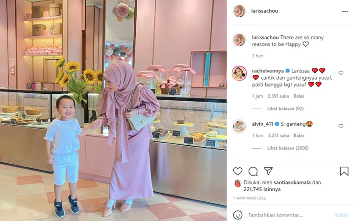 Larissa Chou Sebut Alvin Faiz \'Penghancur Mental\', Rachel Vennya Tulis Dukungan Manis