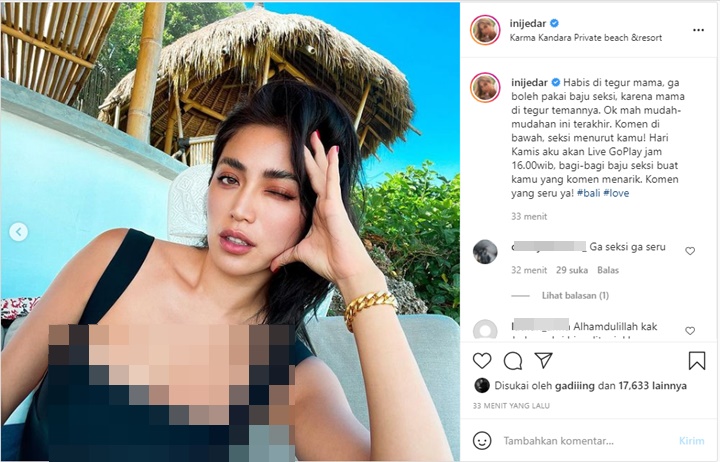 Jessica Iskandar Curhat Ditegur Sang Ibu Karena Kerap Pakai Baju Seksi: Mudah-mudahan Ini Terakhir