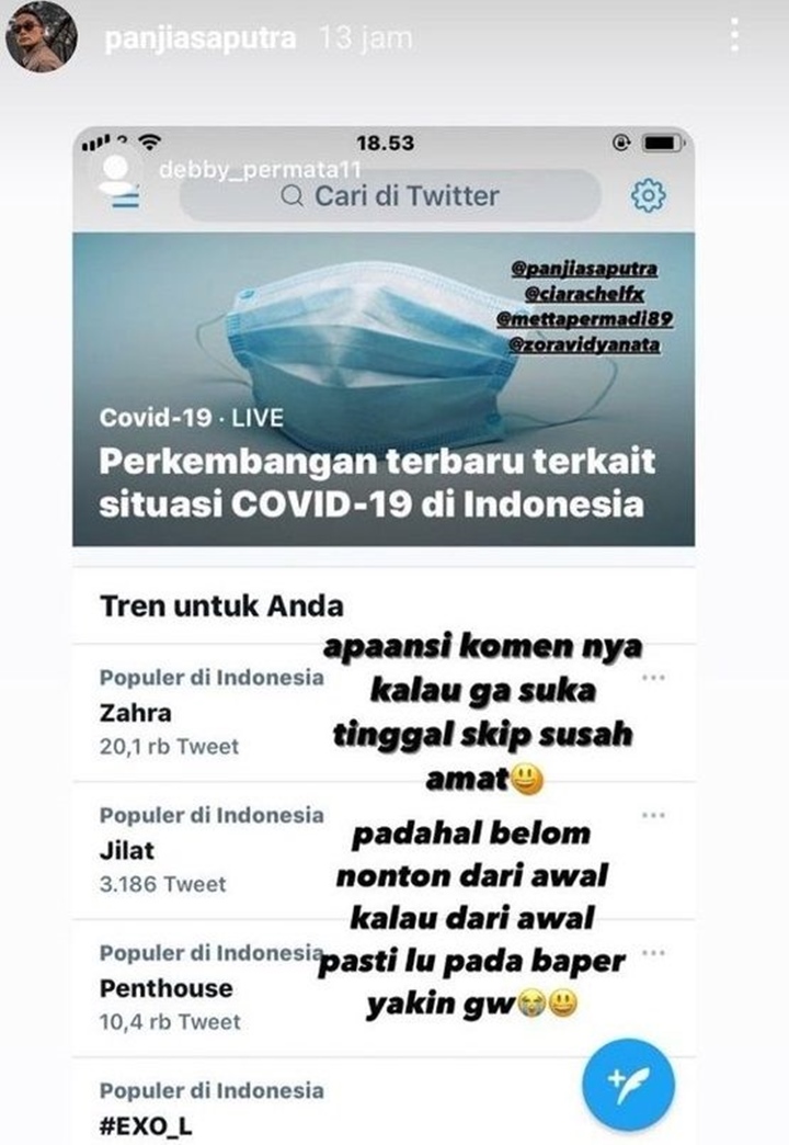 Sinetronnya Tuai Kecaman dan Jadi Trending Topik, Panji Saputra: Kalau Nggak Suka Tinggal Skip