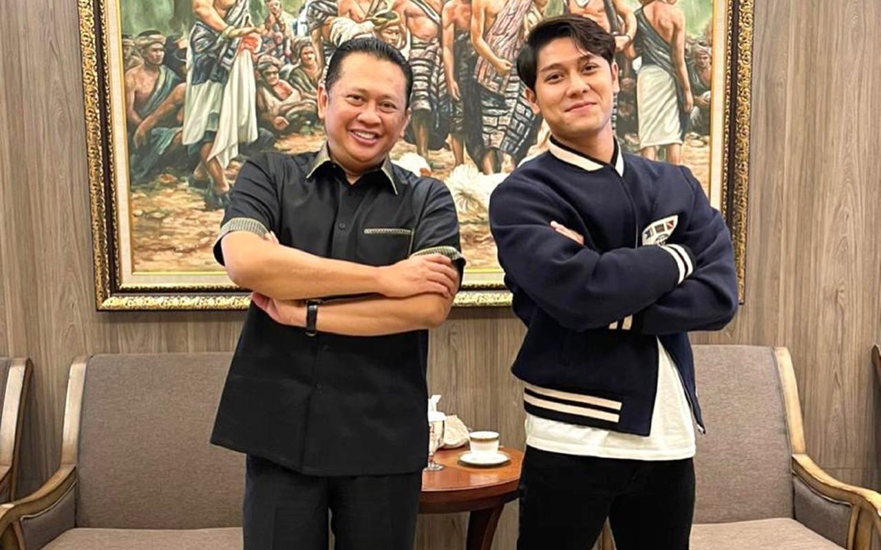 Sempat Ketemu, Rizky Billar Beri Kode Ketua MPR Bamsoet Jadi Saksi Nikah Dengan Lesty Kejora?