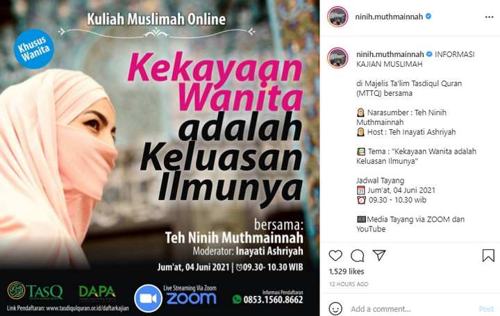 Reaksi Santai dan Sabar Teh Ninih