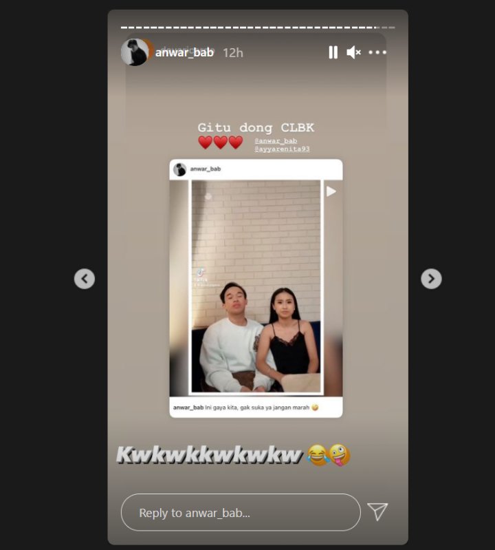 Anwar Sanjaya dan Ayya Renita CLBK?