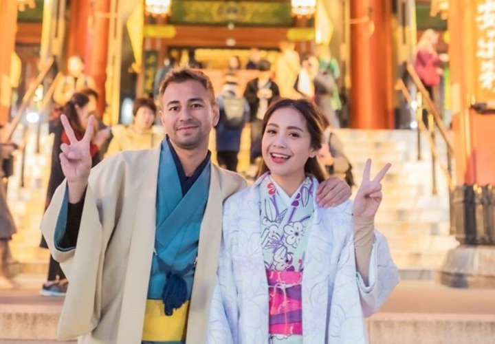 Bonus Foto: #2 Raffi Dan Nagita Tampak Bahagia Menggunakan Kimono