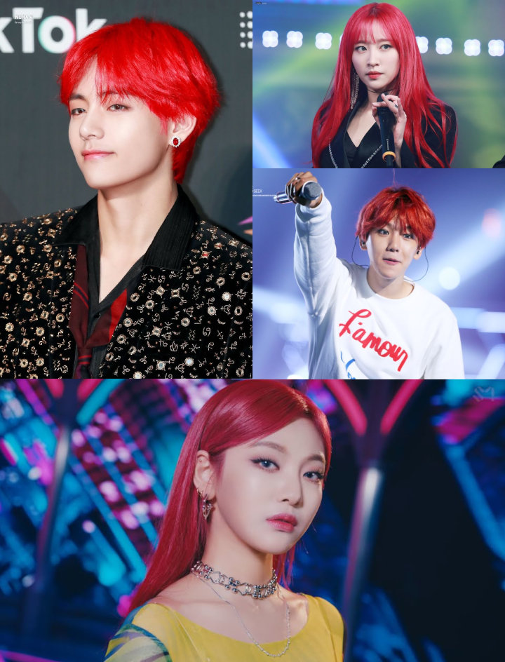 Masalah Utama di Balik Rambut Merah Cetar V BTS Hingga Ningning aespa