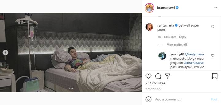 Verrell Bramasta Tumbang Karena Demam Tinggi, Perhatian Ranty Maria Malah Disindir Begini