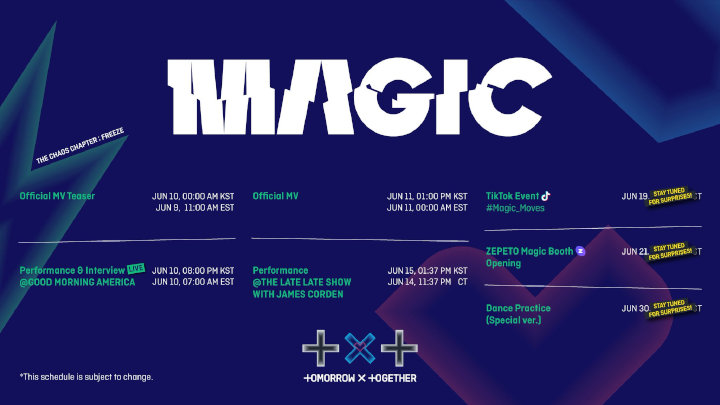 TXT Umumkan Bakal Rilis MV \'MAGIC\', Ungkap Rangkaian Jadwal Promosi Di AS Juga