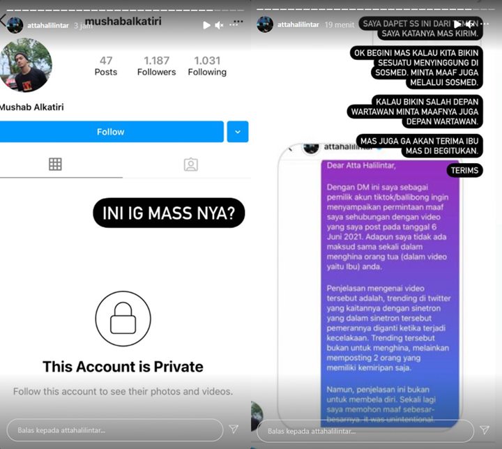 Begini Reaksi Atta Halilintar Saat Pelaku Penghina Ibunya Minta Maaf