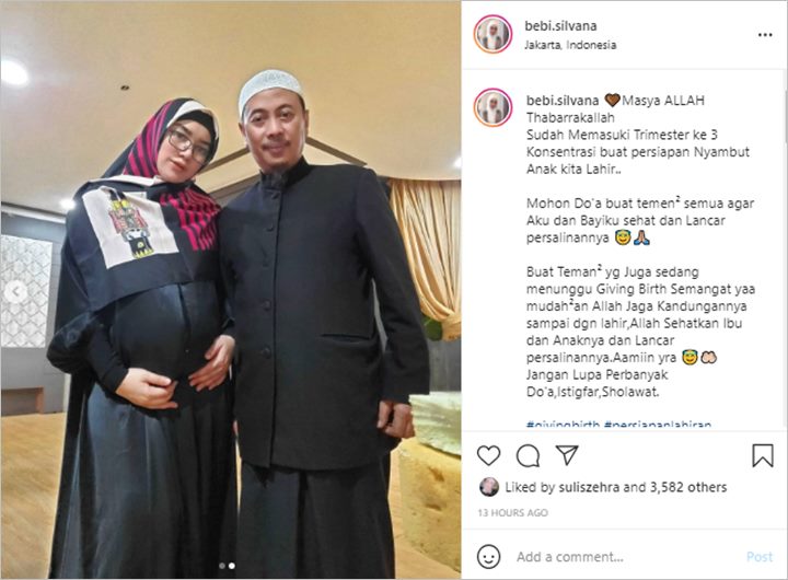 Istri Opick Sudah Masuk Trimester Akhir Kehamilan, Minta Doa Sekaligus