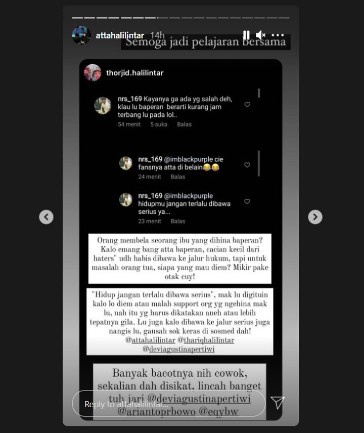 Fans Dibuat Emosi, Reaksi Atta Halilintar Saat Disebut Artis Baperan Justru Tak Terduga