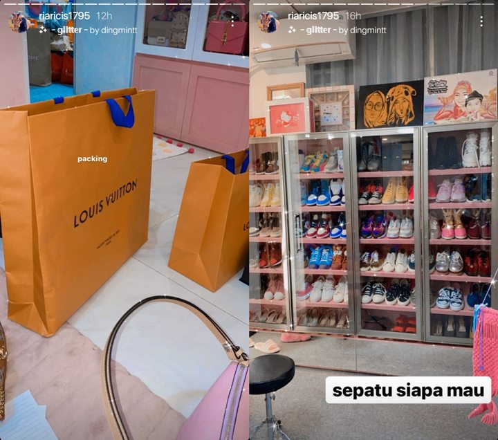Konten Mendiang Ayah Dihujat, Ria Ricis Kini Bagi-bagi Tas dan Sepatu Branded ke Fans