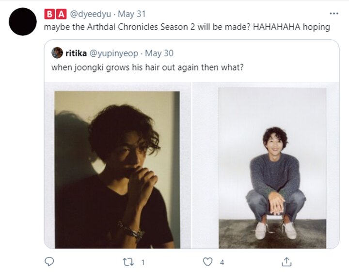 Foto Song Joong Ki Berambut Gondrong Makin Kuatkan Dugaan \'Arthdal Chronicles 2\' Mulai Syuting