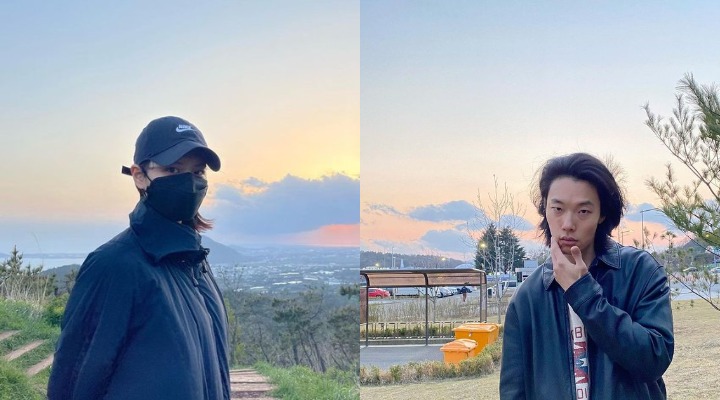 Kencan di sore hari dengan tema serba hitam
