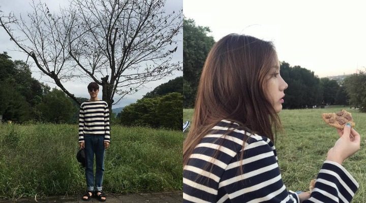 Ryu Jun Yeol dan Hyeri terlihat menggunakan baju couple