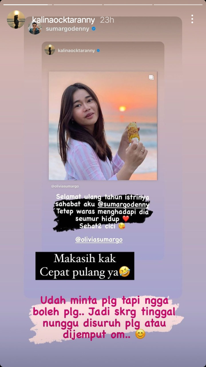 Kalina Oktarani Tak Boleh Pulang ke Rumah Vicky Prasetyo, Dilarang Siapa?