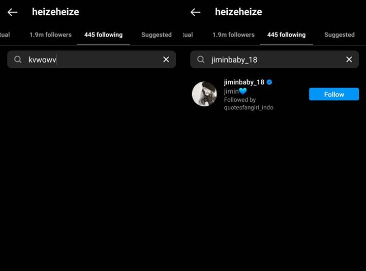 Heize tak mengikuti balik Mina