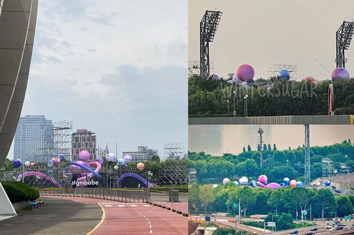 Set Acara Muster 2021 BTS Keren Banget, Fans yang Sudah DivaksinBerharap Boleh Datang