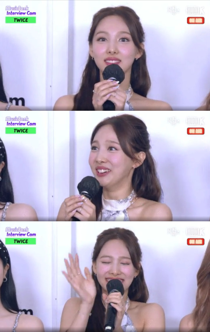 Begini Ekspresi Nayeon TWICE Saat Ucapannya Disela Soobin TXT Selama Wawancara \'Music Bank\'