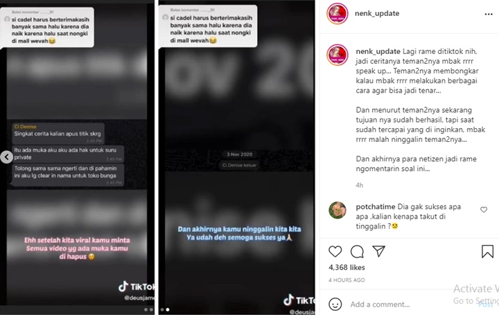 Sahabat Sindir Denise Chariesta \'Kacang Lupa Kulit\', Kedok Ingin Tenar Sejak Dulu Terkuak