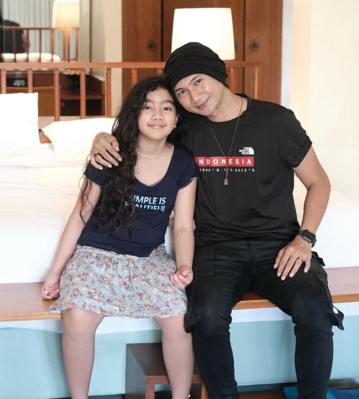 Cinta Anji kepada putrinya turut terucap di momen ulang tahun Leticia