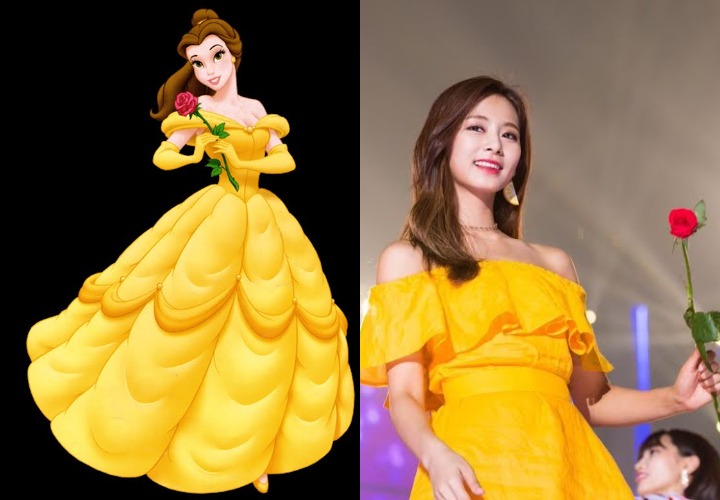 Senyuman manis Tzuyu si Belle