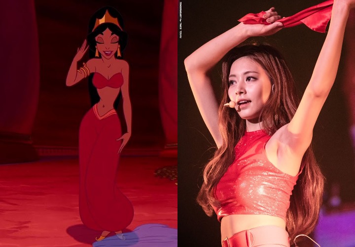 Tzuyu juga mirip dengan Jasmine ya