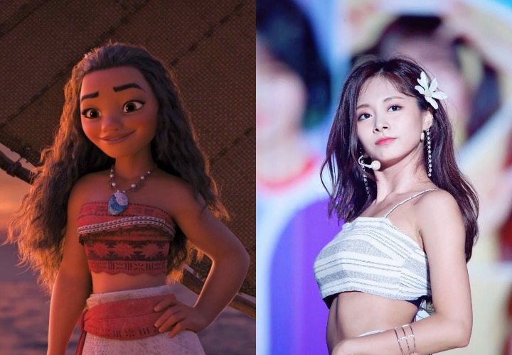 Si cantik Tzuyu dan Moana