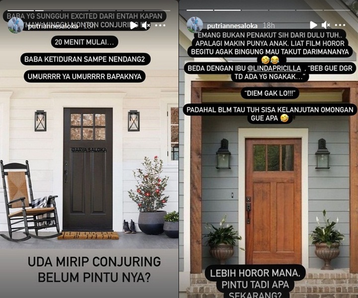 Putri Anne Ceritakan Momen Nonton Film Horor Bareng Arya Saloka, Bikin Ngakak