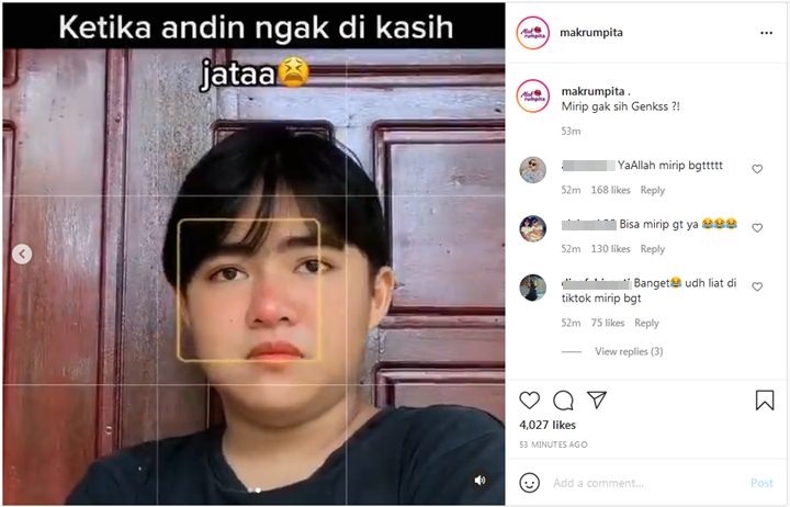 Bak Kembar, Heboh Sosok Pria Disebut Mirip Amanda Manopo