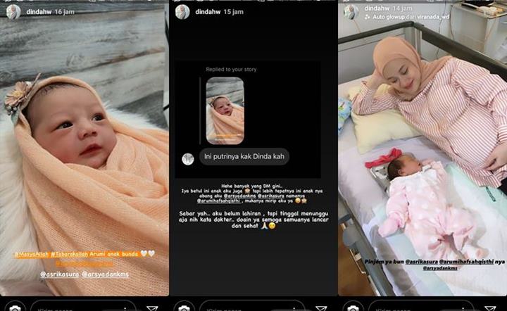 Dinda Hauw Bikin Penasaran Pamer Foto Bayi Perempuan Baru Lahir: Anak Bunda