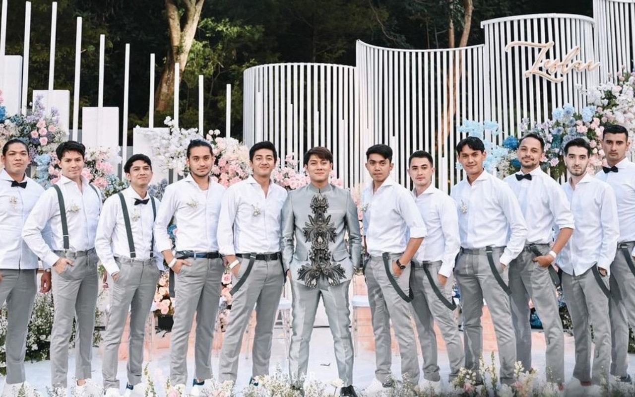 Ditanggung Rizky Billar, Total Harga 17 Pasang Sepatu Branded Para Groomsman Bikin Syok