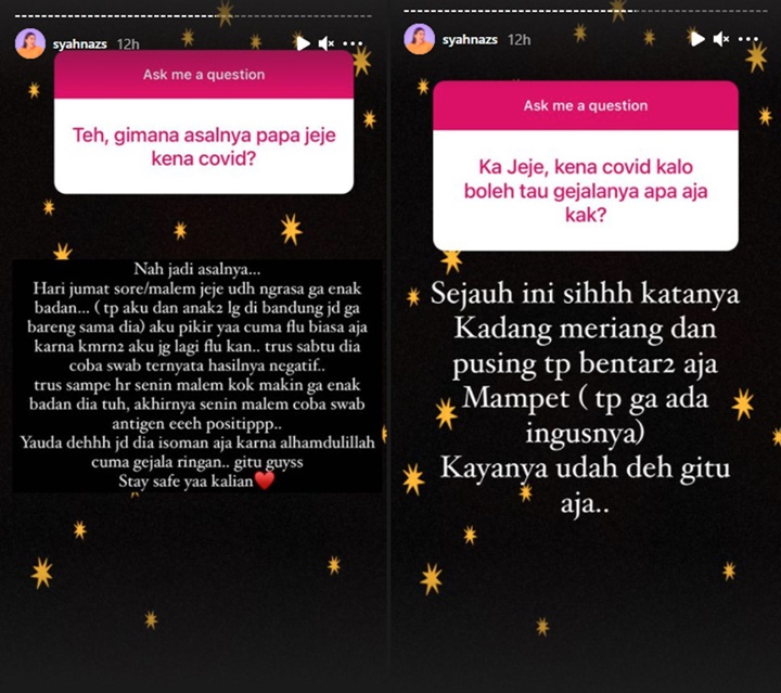 Syahnaz Sadiqah Beber Kronologi Jeje Govinda yang Terpapar Covid-19, Keluhkan Gejala Ini
