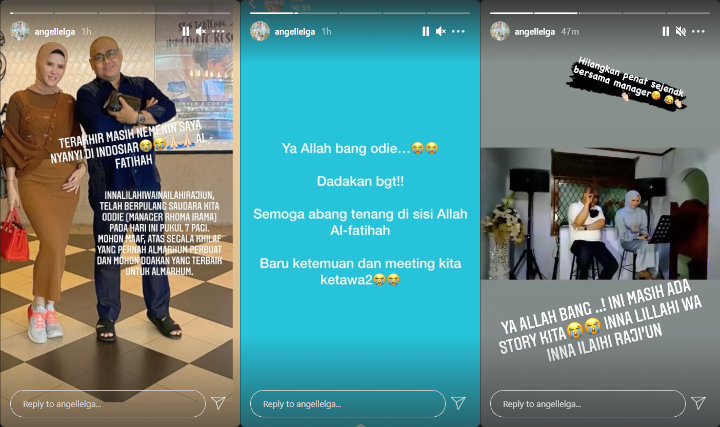 Angel Lelga Bagikan Kabar Manajer Rhoma Irama Meninggal Dunia